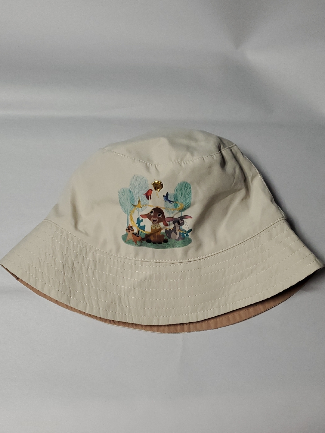Nwt Disney Wish Star Adult Cream Bucket Hat Vacation Parks